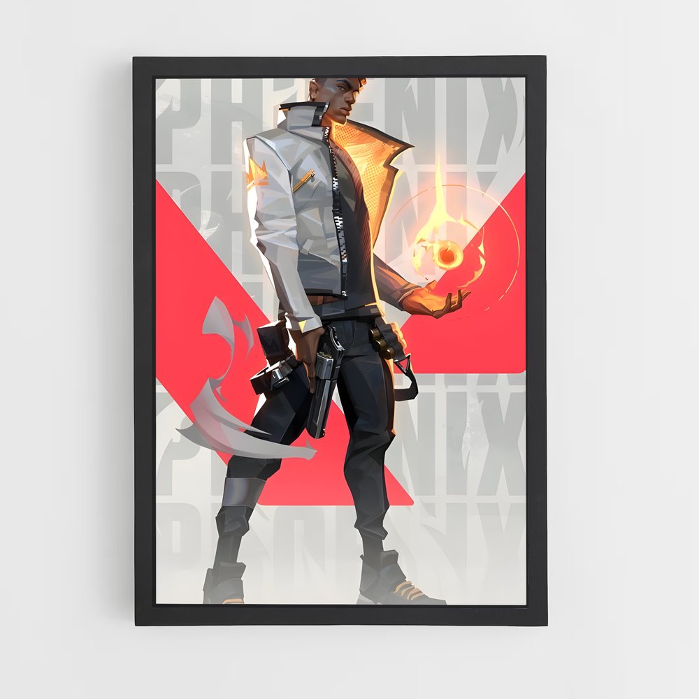 Poster Phoenix Reborn – affiche Valorant (vue 2)